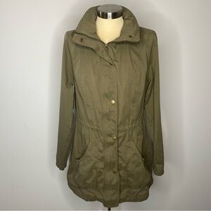 Mossimo Supply Co. Olive Green Anorak Water Resistant Utility Jacket